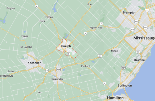 Guelph Map of Guelph