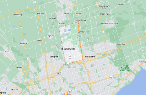 Richmond Hill Map of Richmond Hill